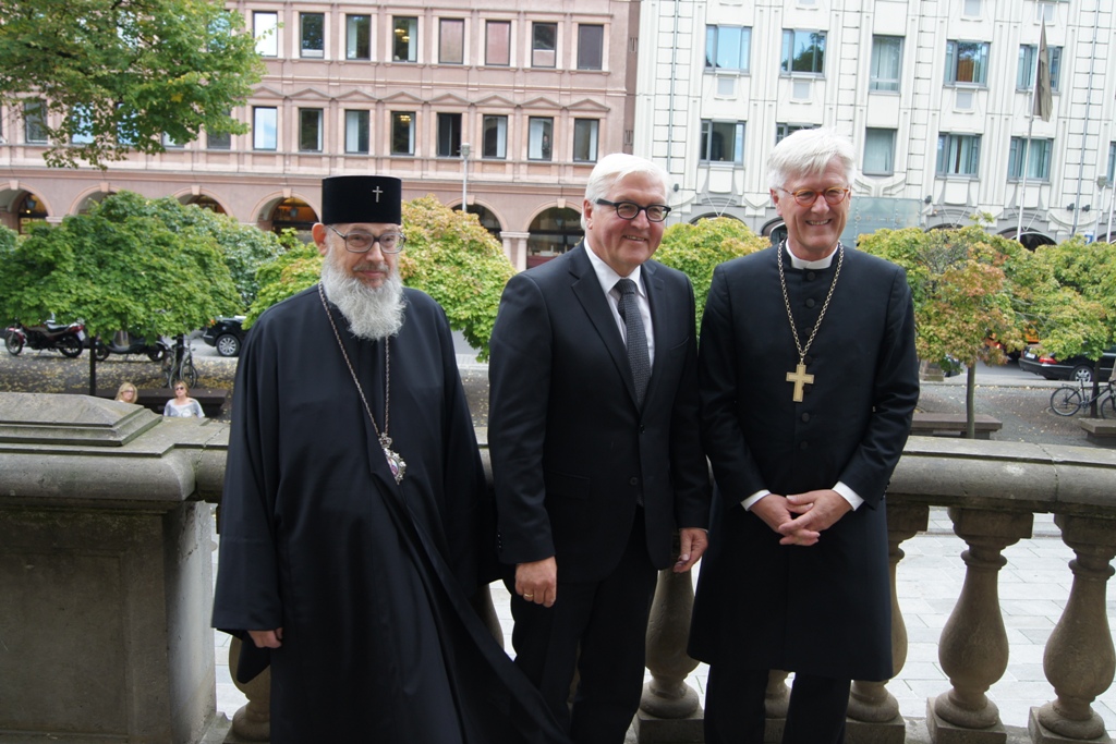 Abp Jeremiasz, Frank-Walter Steinmeier i bp Heinrich Bedford-Strohm