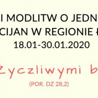 Tydzień Modlitw o Jedność Chrześcijan 2020 w regionie łódzkim