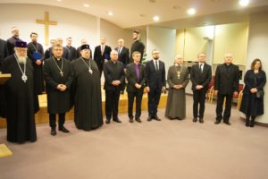 Członkowie i przedstawiciele członków prezydium Polskiej Rady Ekumenicznej